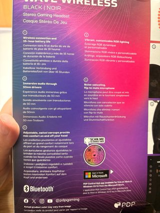PDP Afterglow Wave Auriculares Gaming Inalámbricos