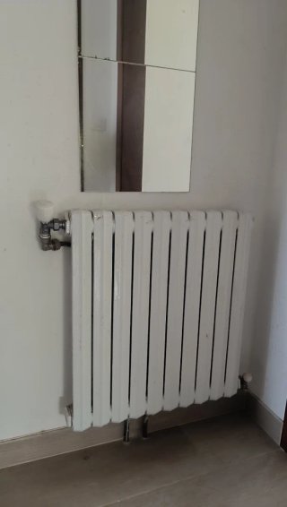 6 Radiadores de hierro blanco