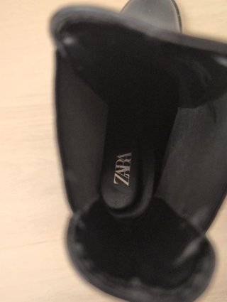 Botines Zara Tacón Negro