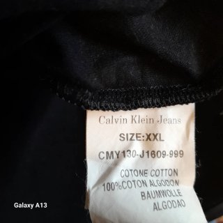 Maglietta Polo Calvin Klein Jeans XXL Nera