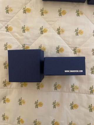 Scatola Swarovski blu vuota