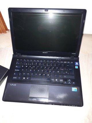 Portátil Sony Vaio Negro/Plateado