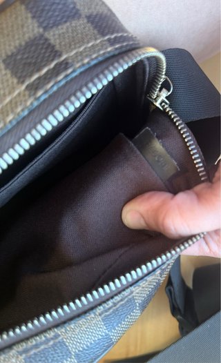 Bandolera original Louis Vuitton Damier Ebene