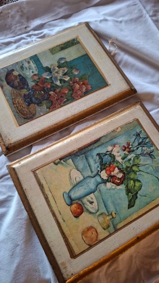 Quadretti in legno con vetro