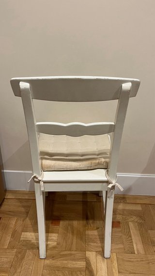 Set 4 Sillas Provenza Madera Blanca