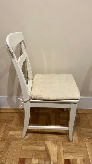 Set 4 Sillas Provenza Madera Blanca