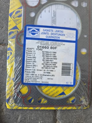 Juntas culata Ford Sierra XR2 XR3 Escort