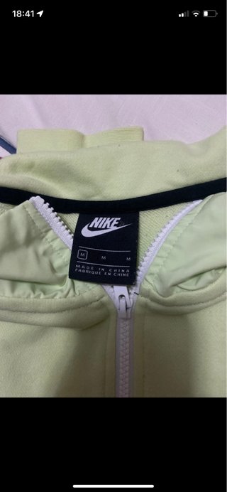 Chaqueta Nike Media Cremallera Verde