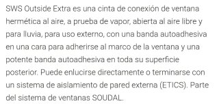 Cinta selladora para ventanas - Nueva