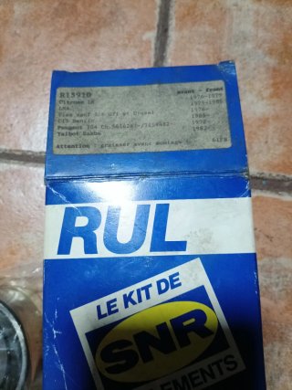 Kit Rodamiento rueda SNR Citroen C15 LNA Visa