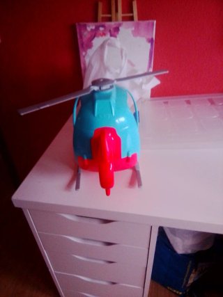 Helicóptero Barbie Azul y Rosa