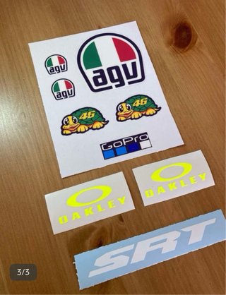 Adesivi Casco Valentino Rossi Mugello