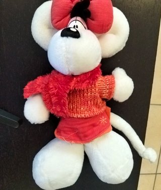 Peluche Diddlina con fiocco e maglioncino