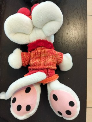 Peluche Diddlina con fiocco e maglioncino