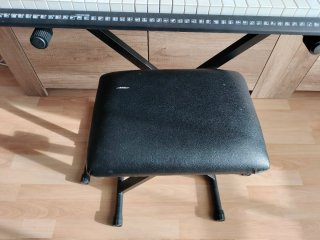 Teclado Alesis Melody 61 con soporte y banqueta