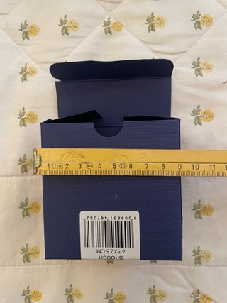 Scatola Swarovski vuota blu