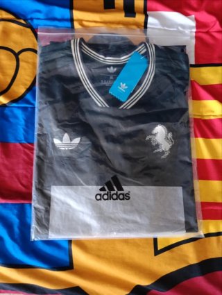 Camiseta Juventus Adidas Negra Talla XL