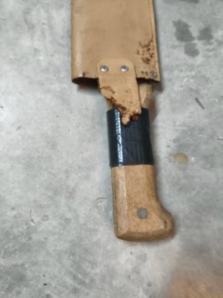 Funda y Machete Decorativo