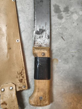 Funda y Machete Decorativo