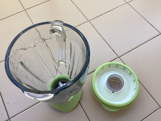 Vaso de licuadora de vidrio