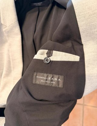 Americana Zara Gris Talla XL