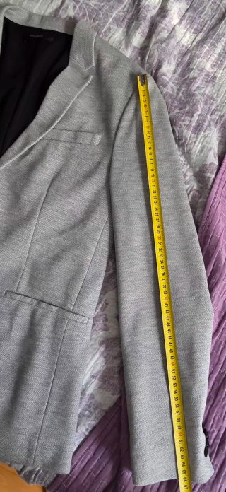 Americana Zara Gris Talla XL