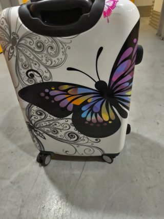 Dos Maletas  de viaje con diseño de mariposas