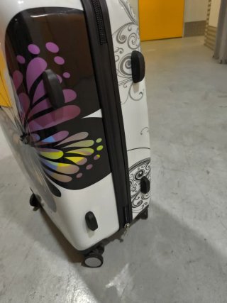 Dos Maletas  de viaje con diseño de mariposas