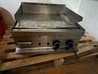 Plancha de gas profesional y industrial