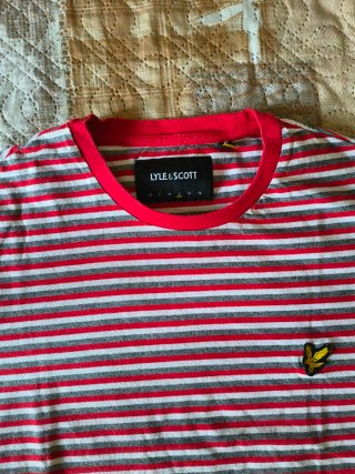 T-shirt Lyle & Scott righe uomo L
