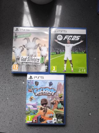 Juegos PS5: Goat Simulator 3, FC 25, Sackboy
