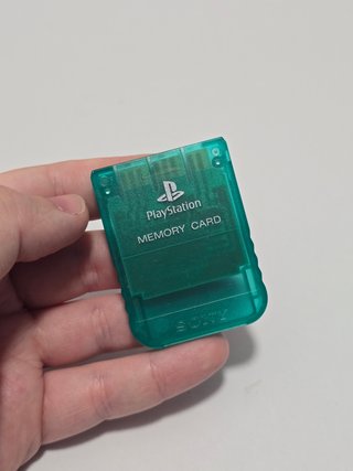 memory card ps1 verde Sony - memoria play1