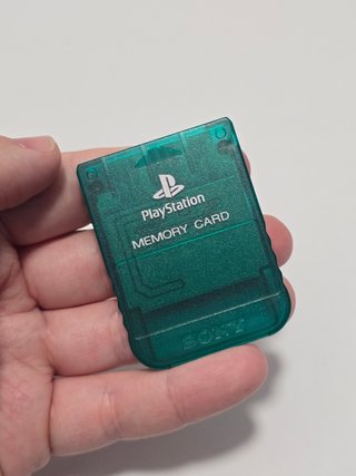 memory card ps1 verde 1193 Sony - memoria play1