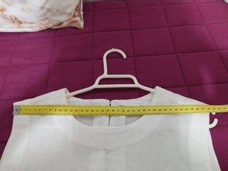 Vestido Verano Lino Blanco Sfera Talla M