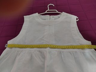 Vestido Verano Lino Blanco Sfera Talla M