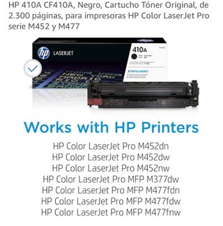 4 Toners HP 410A Originales (4 Colores)