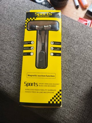 Auriculares Sports de Cable negros