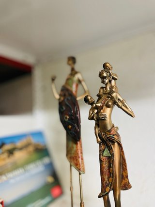 Pack Figuras Africanas Madre e Hijos