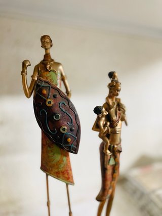 Pack Figuras Africanas Madre e Hijos