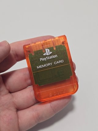 memory card ps1 naranja Sony - memoria play1