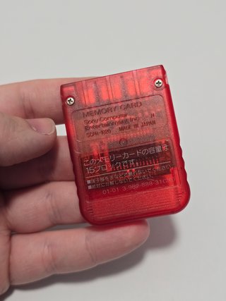 memory card ps1 rojo 1020 Sony - memoria play1
