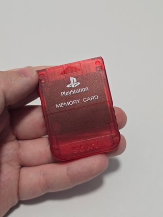 memory card ps1 rojo 1020 Sony - memoria play1