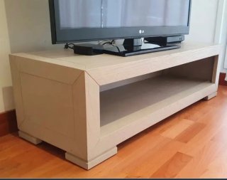 Mueble TV madera maciza de Palisandro
