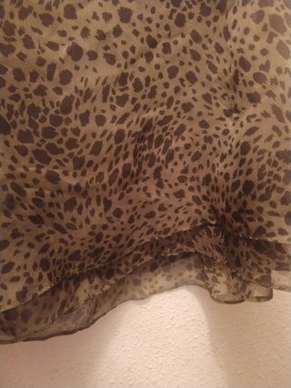 Crop top estampado animal print