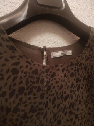 Crop top estampado animal print