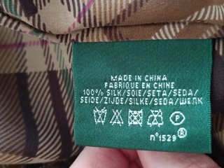 Blusa Ralph Lauren cuadros Talla 4.