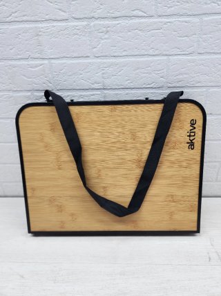 Mesa Plegable AKTIVE Bambú 60x40x25 cm