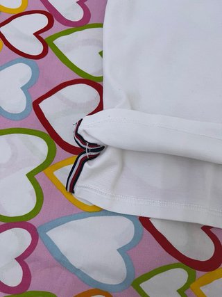 Polo Tommy Hilfiger Niñ@ Blanco