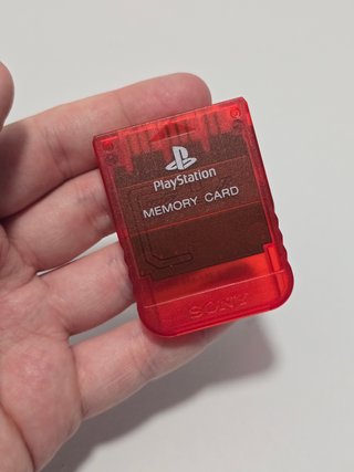 memory card ps1 rojo osc 1192 - Sony memoria play1