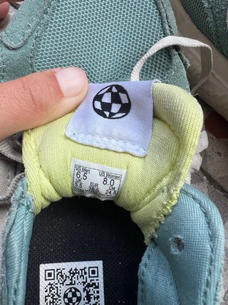 Vans VR3 CUSH Talla 38.5 Beige/Verde, cómodas.